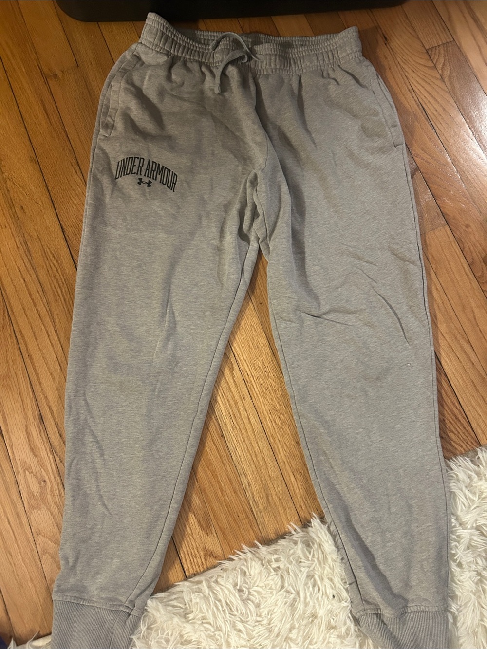 Under Armour Gray Men's Sweatpants with Logo